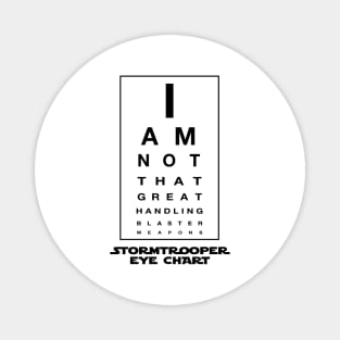 Stormtrooper Eye Chart Magnet